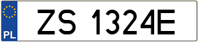 Truck License Plate